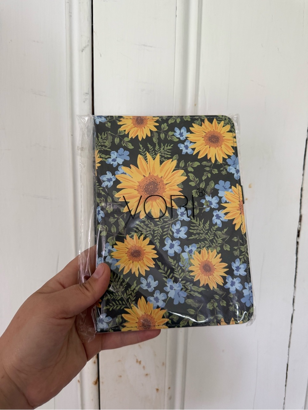 Sunflower Floral Hardcover Amazon Fire 8” tablet cover